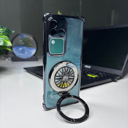 Vivo V30 Pro 5G Premium Stress Buster Wheel Rotating Shockproof Airbags Case