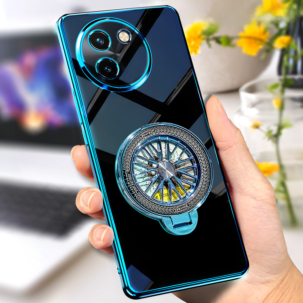 Vivo T3x 5G Ferrari Wheel Electroplating Case