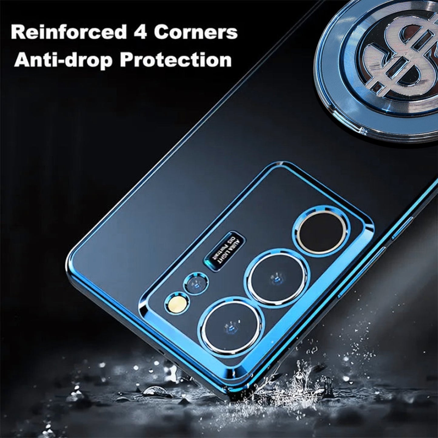 Vivo Y300 5G Electroplating Dollar Case