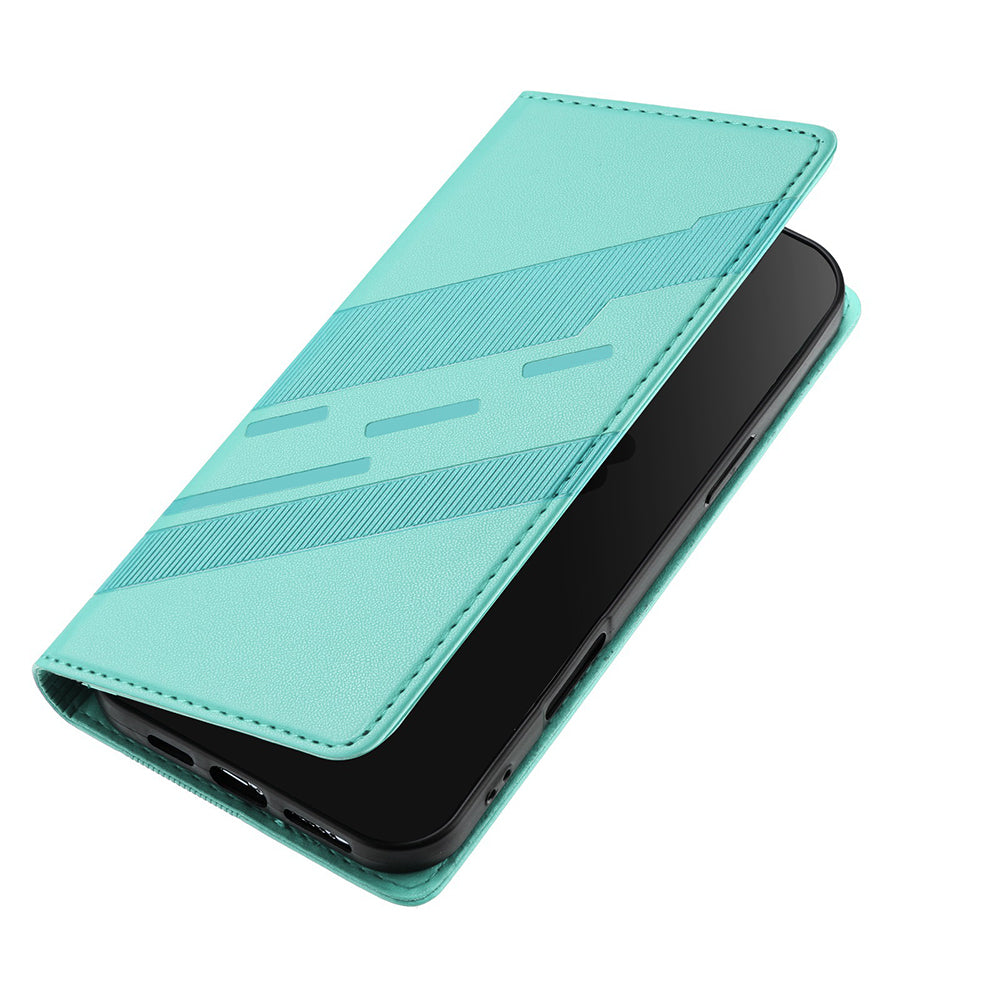 Flip wallet case for Vivo T4 5G with kickstand and PU leather