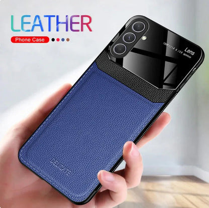 Samsung Galaxy S23 FE 5G Premium Leather Lens Protective Case